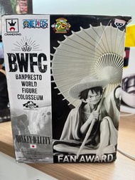 拆擺 日版 金證 寬盒 One Piece 海賊王 BWFC 和之國 和服 坐姿 魯夫 異色