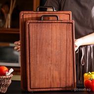 Ebony Wood Cutting Board Solid Wood Chopping Board Antibacterial Mildew Resistant Steak Pizza Whole 