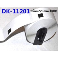 Hsinchu Sent DK11201 DK-11201 29X90mm Black On White Background Durable Paper Shape Label