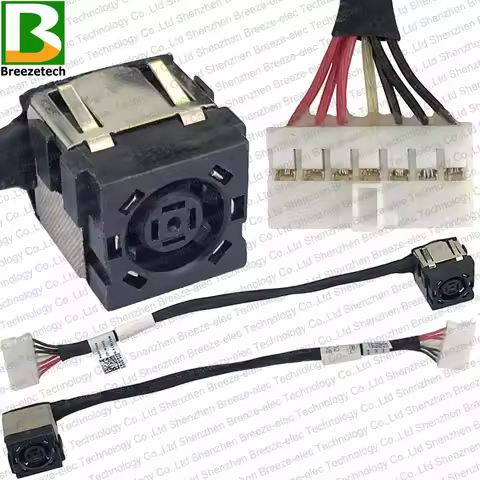 DC POWER JACK Socket Cable Wire Connector for Dell Inspiron 14R 5421 3421 3437 15 3541 3542 3543 344