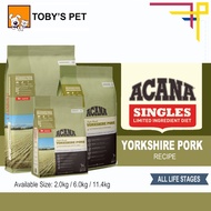 Acana Yorkshire Pork 2kg / 6kg / 11.4kg (100% AUTHENTIC FROM CANADA)]