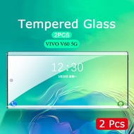 (2PCS)for VIVO V60 Pro 5G Tempered Glass Screen Protector 3D Curved Glass for VIVO V60 5G