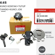 K45 Ignition Key Assy Cbr 150 R New, Cbr 150 R Led/ Key Set Padlock/ Tank Cover Key Seat Key/ Key