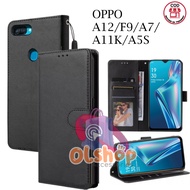 Flip case OPPO A12 /OPPO A7 /OPPO A11K /OPPO A5S /OPPO F9 Synthetic leather wallet cover Flip cover 