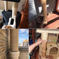 DIY Sisal Rope Cat Tree Scratching Post Climbing Replacement Sharpen Claw