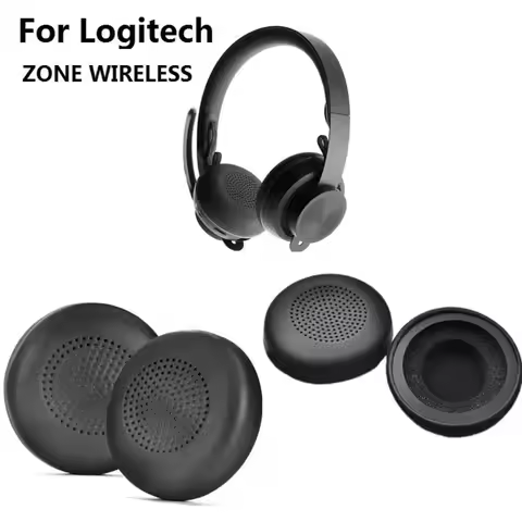 1Pair Soft Protein Leather Ear Pads Sponge Foam Headphone Accessories Ear Cushion Replacement Earpad