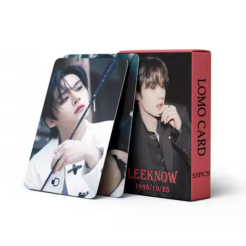 55 Pcs in Stock (HOP)Lee Know Lee Min-Ho Celebrity Fan Collection Card Postcard Photo Card LOMO Card