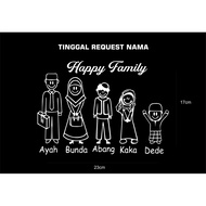 HAPPY FAMILY STICKER