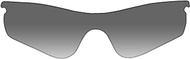 Replacement Lenses for Oakley RadarLock Path Vented Sunglass - Polarized Grey Gradient