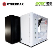 Acer U351 PC Case Gaming Computer MATX Case Tempered Glass Micro ATX Case