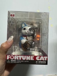 fortune cat 4d master 模型公仔 多啦A夢 半骨招財貓 骷髏骨 生日禮物 男女 驚喜