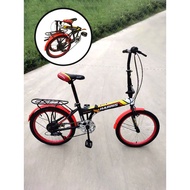 BALIMSTORE 6 Speed Folding Bike Bicycle Basikal Lipat