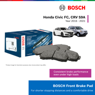 Bosch Genuine Front Brake Pads for Honda Civic FC TEA TBA 10th Gen 1.8 1.5 VTEC Turbo (2016 - 2021) 