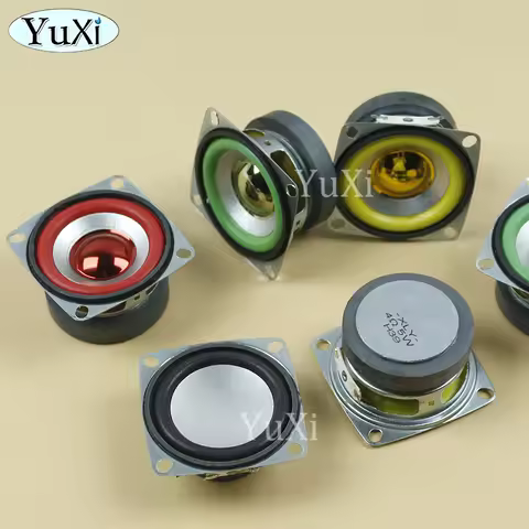 1Pc 5W 4Ohm Full-frequency Speaker Square Bluetooth Audio Radio External Magnetic Loudspeaker 3W 4Oh