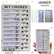 AMBER Memo Boards Adjustable Portable Multi-purpose RV CHECKLISR Reminding Time