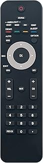 Replace Remote Control Compatible with Philips TV 52PFL7603D 47PFL3603D 42PFL3603D 42PFL3403D 32PFL3