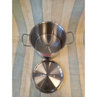 Eagle Steamer Stock Pot 7 Liter 8qt 22cm Stainless Economical