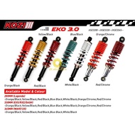 ★Original★Ready Stock★KOZI TSR Absorber EKO 3.0 330MM EX5 Dream RXZ Dash / 345MM Wave 125 W125
