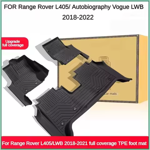 TPE Floor Mats For Range Rover L405/Vogue Autobiography LWB SWB 2018-2022 Full Coverage Waterproof S