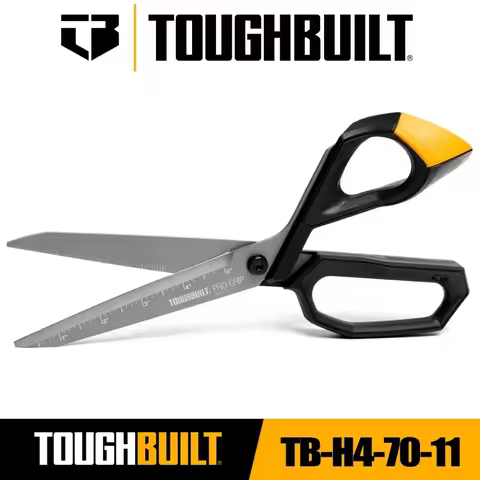 TOUGHBUILT Shears Construction Industrial Strength Scissors 11" Thin Iron Shears Hand Tools Toughbui