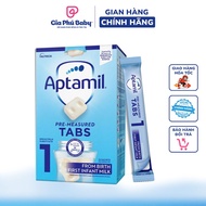 Aptamil Pre Measured Tabs No. 1 milk bar for newborn babies 0-6 months supplemented with easy-to-mix
