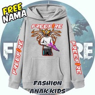 CHILDREN'S HOODIE JACKET FREE FIREFF CHAR RAPPER WINGS VERSION GAME CHILDREN'S JACKET FREE FIREFF FR