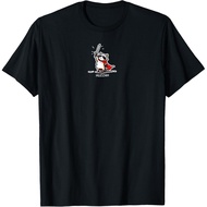 Huzzah Raccoon Knight Funny Sword Meme Quote T-Shirt