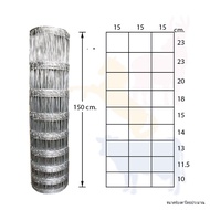 ส่งฟรี ตาข่ายแรงดึง 30เมตร/50เมตร รั้วตาข่าย ถักปม รั้วเกษตร รั้วล้อมฟาร์ม ลวดตาข่าย ลวดตาข่ายถักปม แพะ วัว ฟาร์ม รั้วตาข่ายแรงดึง