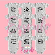 Onederful monthly milestone ( onederfully made baby onesie  customized onesie personalized onesie ) 