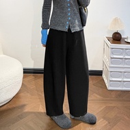 AUYEE | กางเกงทรงบอลลูนไนลอนวู้ดซิลค์วูล