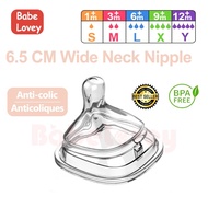 Hegen Puting Hagen Teat Baby Pacifier Puting Susu Hegen Wideneck Baby Square Nipple