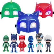 3Pcs/set PJ Masks Kids Mannequin Toys & PVC Masks CosPlay Catboy Gekko Owlette Dress Up Children's B