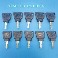 1/6/10PCS For JCB 3CX Ignition Key For Switch Starter JCB Parts Digger Plant Keys