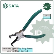 9" Sata 72043 Snap Ring Pliers (Internal Germany Open Curved)
