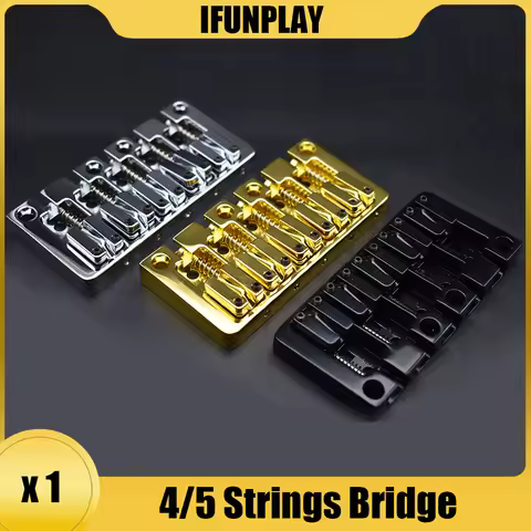 Flipping Saddle 4/5 String Bass Bridge 92.5x45MM/95.5x46MM Body Bottom Through String Bass Fixed Bri