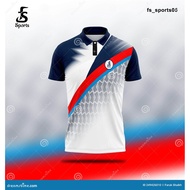 【Ready Stock】Sublimation sports jersey for cricket and badminton