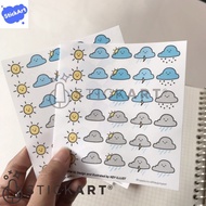 [STICKART] Weather Sticker/ Weather Sticker/ Journal Sticker/ Journal Decoration PREMIUM MATERIAL AN