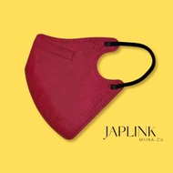 【加大】JAPLINK MASK【D2 / N95】 立體口罩-大紅玫瑰