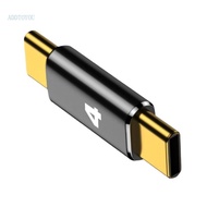 【3C】 Type C Male To Male Adapter With 40Gbps Data Transfer PD100W Fast Charging and 8K 7680x4320 60H