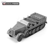 (infrared ray 4D assembled 1/72 World War II German SD.KFZ.7 half-track armored personnel carrier model military