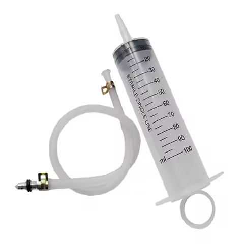 Motorcycle Brake Fluid Extractor Brake Caliper Bleeder Oil Fluid Discharge Bleed Tool Universal E-sc