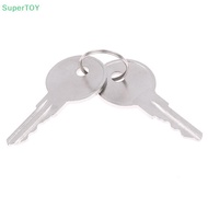 SUPERTOY 2PCS Keychannel CH751 Copper Key Universal Keys For Elevator Lo Control Cabinet Room Car T-