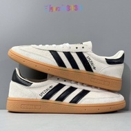 男女通用运动鞋Spzl Leather Round Toe Drawstring Low-Top Sneakers Outdoor Jogging Shoes Gray Black IF6562 FR