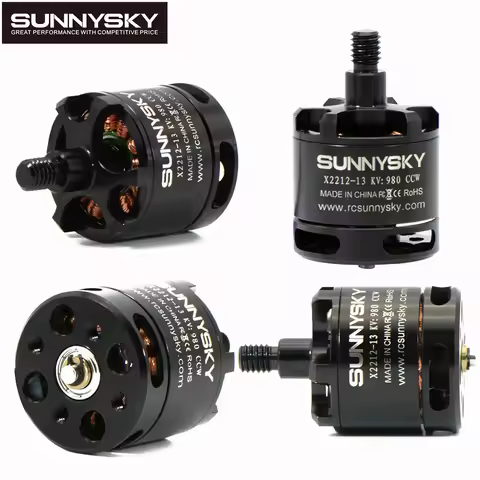 Sunnysky X2212 980KV 3-4S 412W CW CCW Brushless Motor (Long Shaft) For RC Multi-rotor Aircraft Aerob