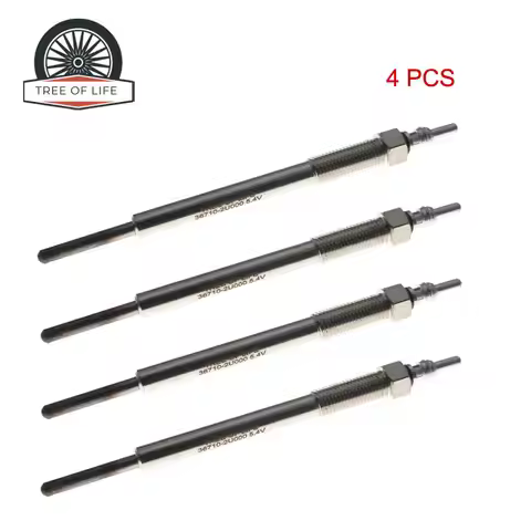 36710-2U000 367102U000 4 PCS 5.4V Dual Core Heater Glow Plugs For Hyundai I30 I40 Tuscon KIA SPORTAG