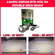 RTD RAYTON M1K - LAMPU UTAMA LED H4 MINI PROJIE BILED H4 RTD M1K PLUS KIPAS DOUBLE HIGH BEAM