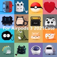 New Airpods 3 Case Airpods 3 Cover Silicone Cute Soft Earphone Cover For Airpods 3rd Headphone Earpods Case