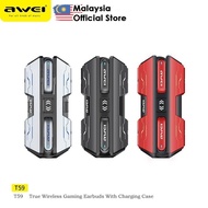 Awei T59 Gaming Wireless Earbuds Gaming Earbuds Earphone Gaming Headphone Awei Bluetooth Earbuds
