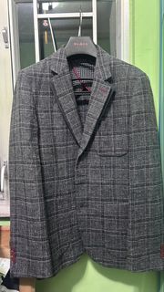G2000 BLACK 男士格紋西裝外套