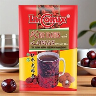 IN-COMIX Red Dates with Longan Instant Tea 18X15G - Teh Kurma Merah Segera dengan Longan